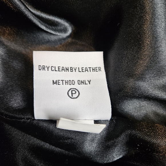 Pamela McCoy Women Black Biker Leather Jacket Size Large - Picture 9 of 10